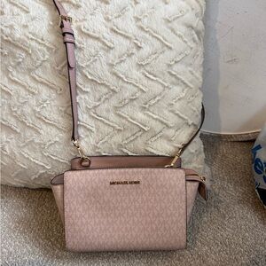 Michael Kors Blush Pink Signature Crossbody Bag